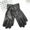 Genuine leather gloves for men, thickened sheepskin with warmth and thin fleece, Haining winter cycling Korean version finger gloves for men Application Scenario